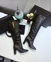 YSL logo high heels - 5