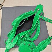 Balenciaga hot green cagole XS handle bag - 5