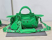 Balenciaga hot green cagole XS handle bag - 1