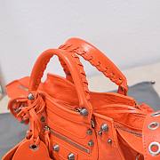 Balenciaga orange cagole XS handle bag - 6