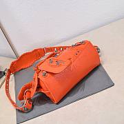 Balenciaga orange cagole XS handle bag - 4