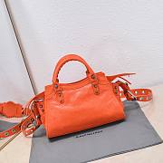 Balenciaga orange cagole XS handle bag - 3