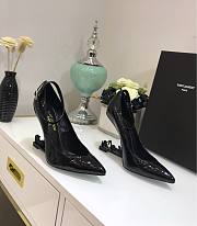 YSL black patent heels 02 - 2