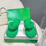 Bottega Veneta green slippers - 6