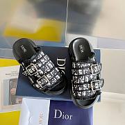 Dior H-town cactus black slippers - 2