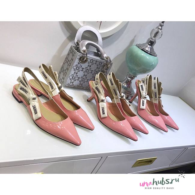 Dior pink heels 2cm/ 6.5cm/ 10cm - 1