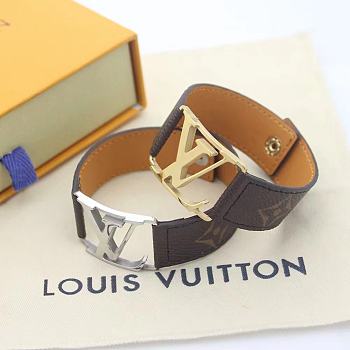 Louis Vuitton men gold/ silver bracelet