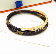 Louis Vuitton gold double bracelet - 3