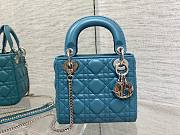 Dior blue bag 17cm - 3