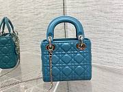 Dior blue bag 17cm - 2