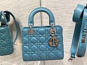 Dior blue bag 20cm - 6