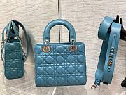 Dior blue bag 20cm - 5