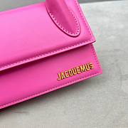 Jacquemus Le Chiquito Long Pink Bag  - 5