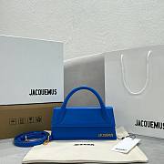 Jacquemus Le Chiquito Long Blue Bag - 1