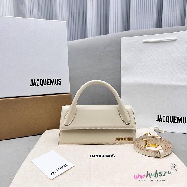 Jacquemus Le Chiquito Long White Bag - 1