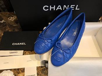 Chanel Blue Flat Espadrilles