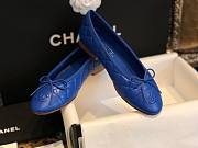 Chanel Blue Flat Espadrilles - 6