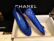 Chanel Blue Flat Espadrilles - 5