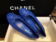 Chanel Blue Flat Espadrilles - 4