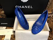 Chanel Blue Flat Espadrilles - 3