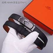 Hermes 18mm black belt - 5