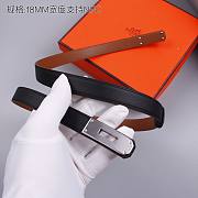 Hermes 18mm black belt - 4