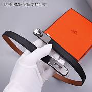 Hermes 18mm black belt - 3