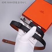 Hermes 18mm black belt - 2