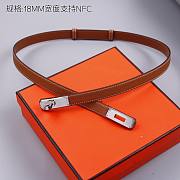 Hermes 18mm brown belt - 4