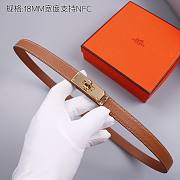 Hermes 18mm brown - gold belt - 1