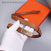 Hermes 18mm brown - gold belt - 5