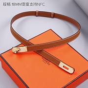 Hermes 18mm brown - gold belt - 4