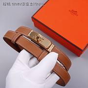 Hermes 18mm brown - gold belt - 2