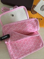 Goyard Pink Plumet Pocket Wallet Bag - 6