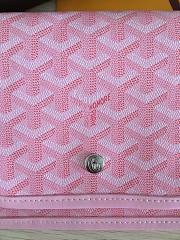 Goyard Pink Plumet Pocket Wallet Bag - 5