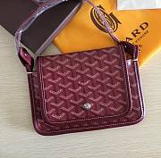 Goyard Red Plumet Pocket Wallet Bag - 1