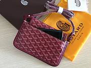 Goyard Red Plumet Pocket Wallet Bag - 3