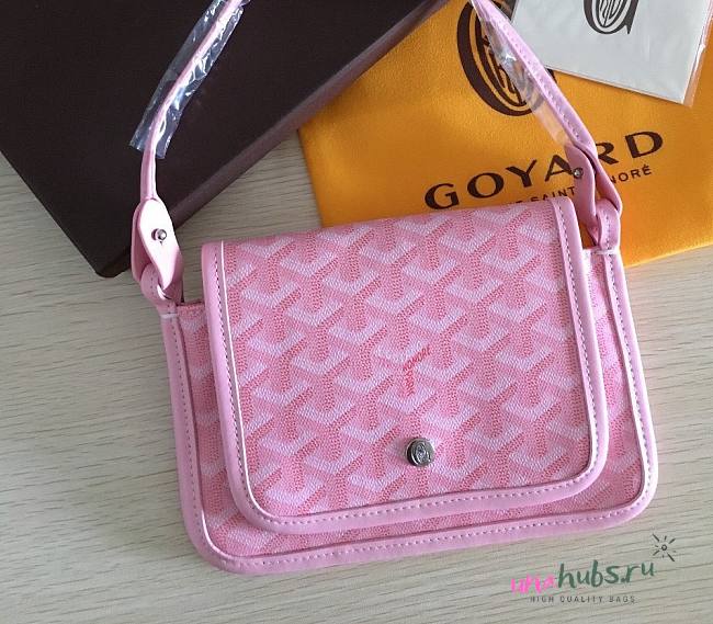 Goyard Pink Plumet Pocket Wallet Bag - 1