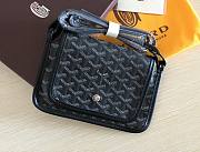 Goyard Black Plumet Pocket Wallet Bag - 1