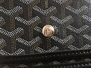 Goyard Black Plumet Pocket Wallet Bag - 5