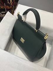 DOLCE & GABBANA Small Green Dauphine Sicily Bag  - 5