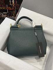 DOLCE & GABBANA Small Green Dauphine Sicily Bag  - 2