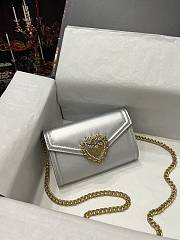 Dolce & Gabbana Silver Sacred Heart Wallet Bag - 1