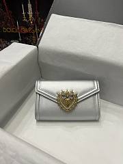 Dolce & Gabbana Silver Sacred Heart Wallet Bag - 3