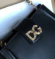 Dolce & Gabbana Small Calfskin DG Amore Bag - 3