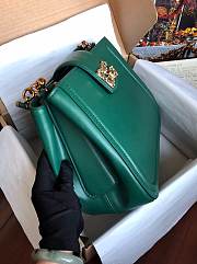 Dolce & Gabbana Small Green Calfskin DG Amore Bag - 5