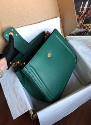 Dolce & Gabbana Small Green Calfskin DG Amore Bag - 4