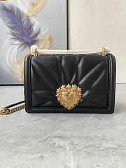 Dolce & Gabbana Black Devotion Shoulder Bag - 1