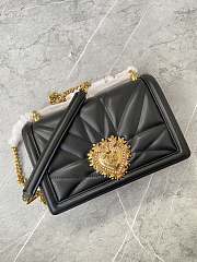 Dolce & Gabbana Black Devotion Shoulder Bag - 6