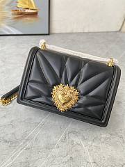 Dolce & Gabbana Black Devotion Shoulder Bag - 2